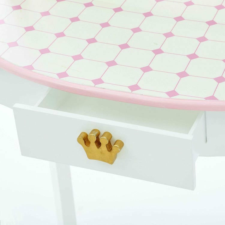 Dreamland Castle Play Vanity Set - White / Pink