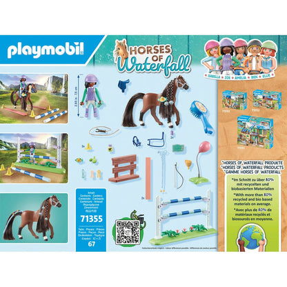 Equestrian Jumping Arena with Zoe and Blaze Playset