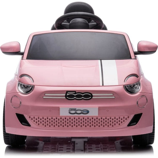 Fiat 500 12V Ride On Car - Pink