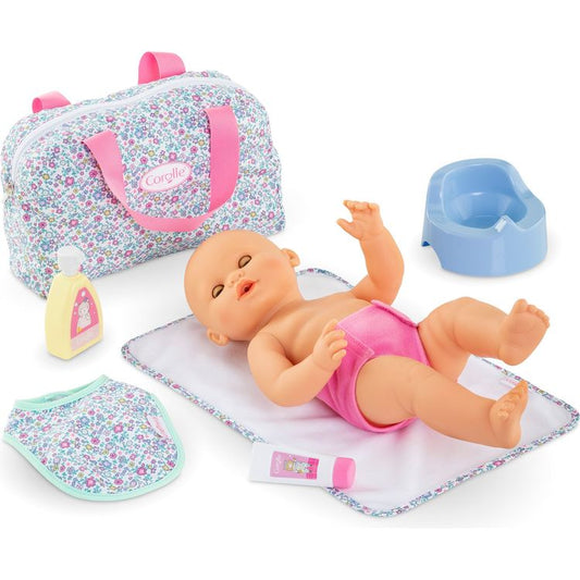 Floral Changing Accessory Set for 14" Baby Doll