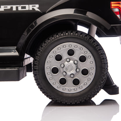 Ford Raptor 3-in-1 Push Ride On Toy Car - Black