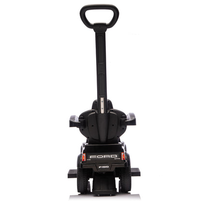 Ford Raptor 3-in-1 Push Ride On Toy Car - Black