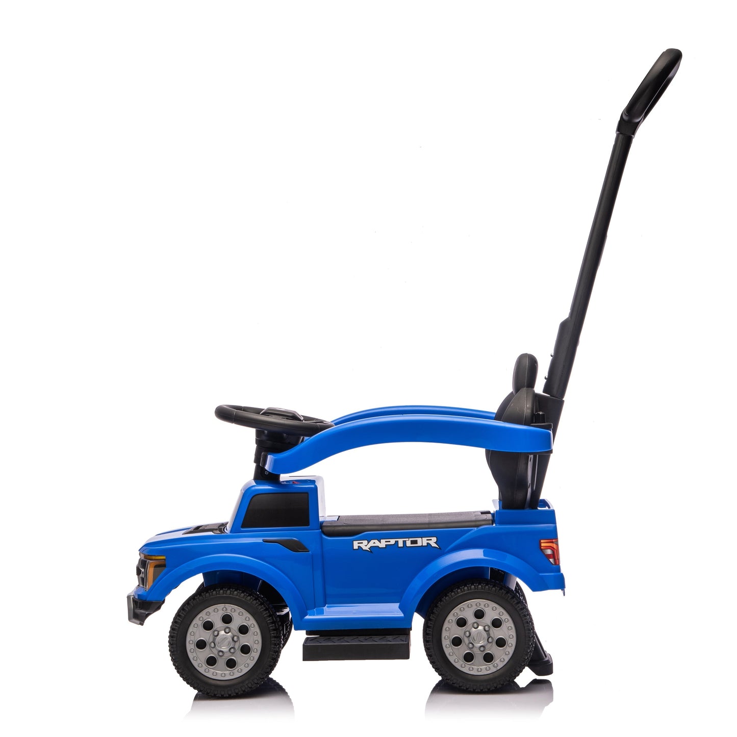 Ford Raptor 3-in-1 Push Ride On Toy Car - Blue