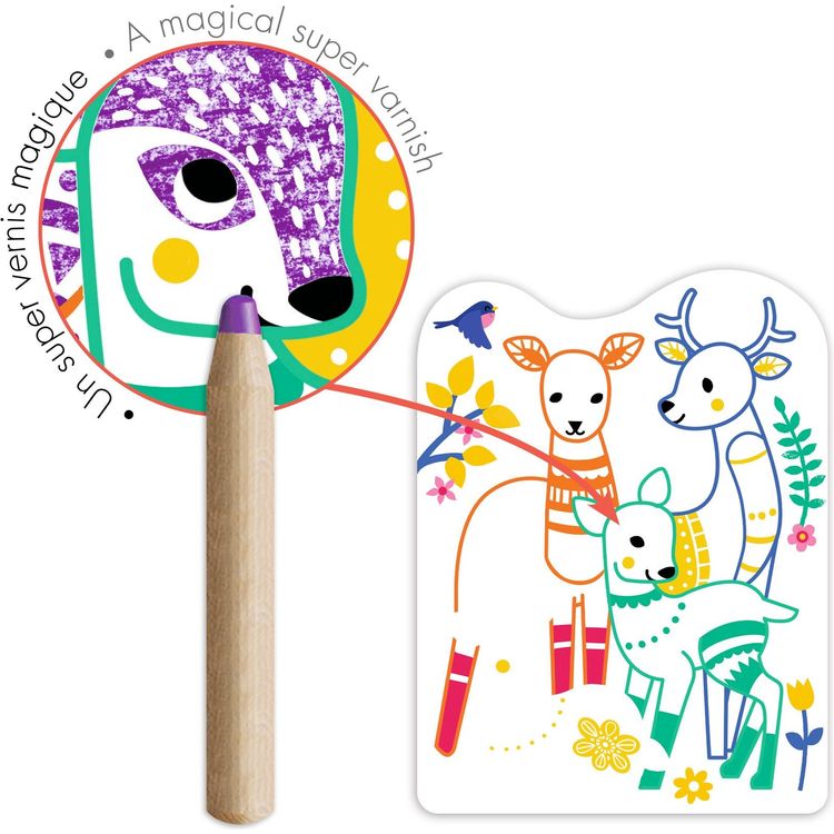 Forest Families Coloring Set