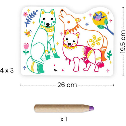 Forest Families Coloring Set