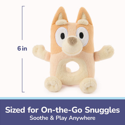 GUND Bingo Plush Ring Rattle - 6”