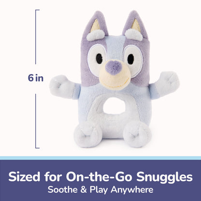 GUND Bluey Plush Ring Rattle - 6”