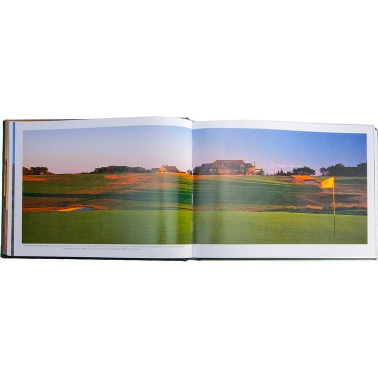 "Golf Courses: Fairways of the World" Book in Green Bonded Leather