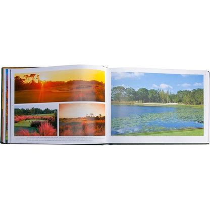 "Golf Courses: Fairways of the World" Book in Green Bonded Leather