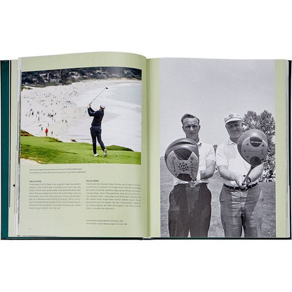 "Golf: The Ultimate Book" in Green Bonded Leather