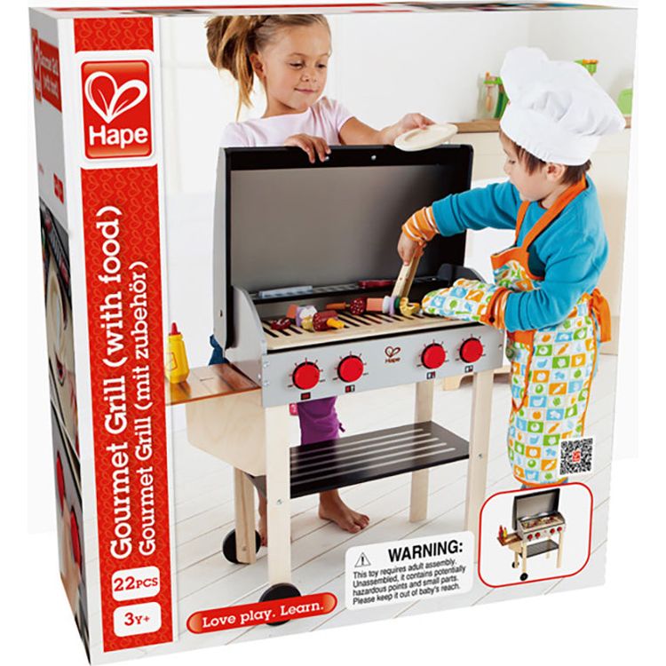 Gourmet Pretend Play Grill with Food Accessories