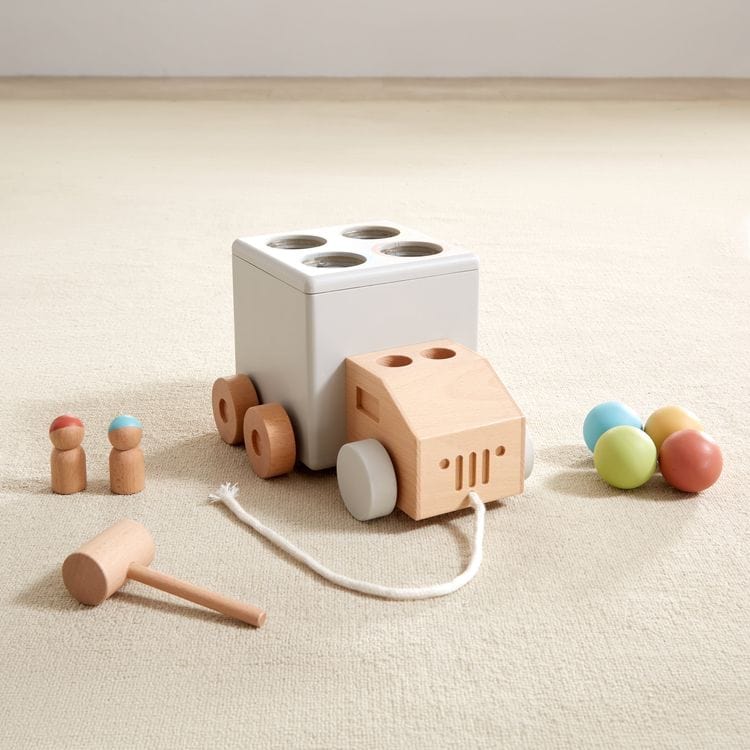 Hammer Time Wood Pull Toy