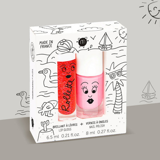 Holidays Nail Polish & Lipgloss Set