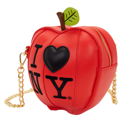 I Heart NY Apple Crossbody Purse