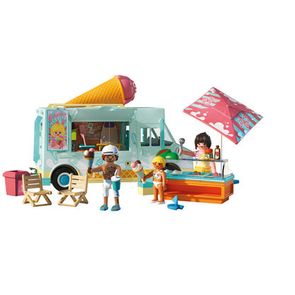 Ice Cream Truck with Surf Shop Playset