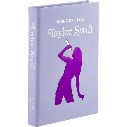 "Icons of Style: Taylor Swift" Book in Lilac Bonded Leather