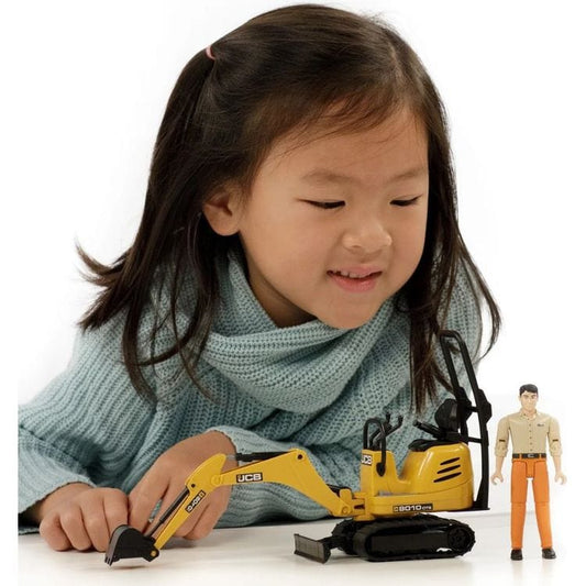 JCB Micro Excavator 8010 CTS with Worker