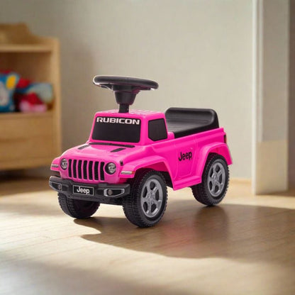 Jeep Rubicon Foot to Floor Ride On - Pink