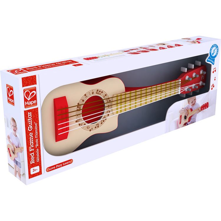 Kid's First Musical Guitar - Red Flame
