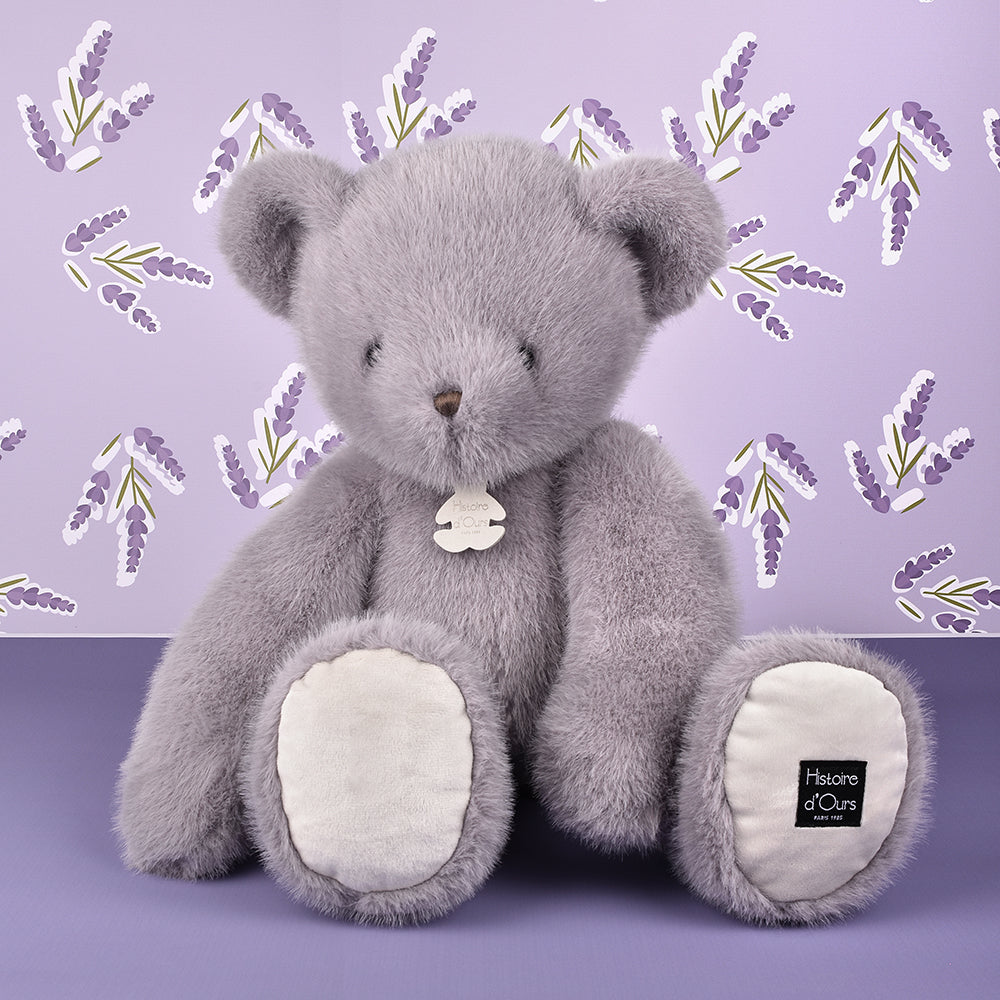 Large Teddy Bear - Grey Lavender
