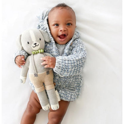 Little 13" Noah the Dog Hand-Knit Doll