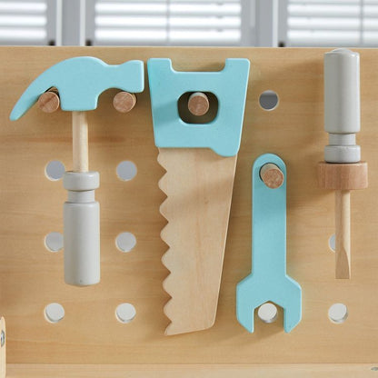Little Builder Wooden Construction Workbench