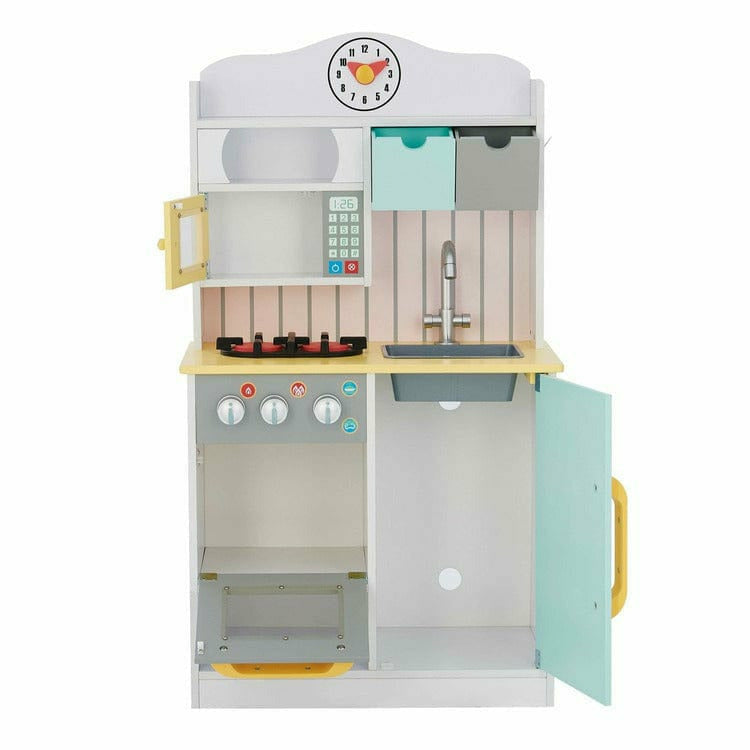 Little Chef Florence Classic Play Kitchen - White/Green & Yellow
