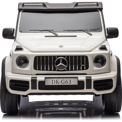 Mercedes G-Wagon 24V 4x4 2-Seater Ride on Car - White
