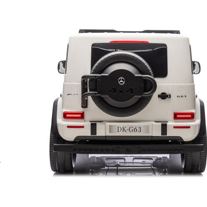 Mercedes G-Wagon 24V 4x4 2-Seater Ride on Car - White