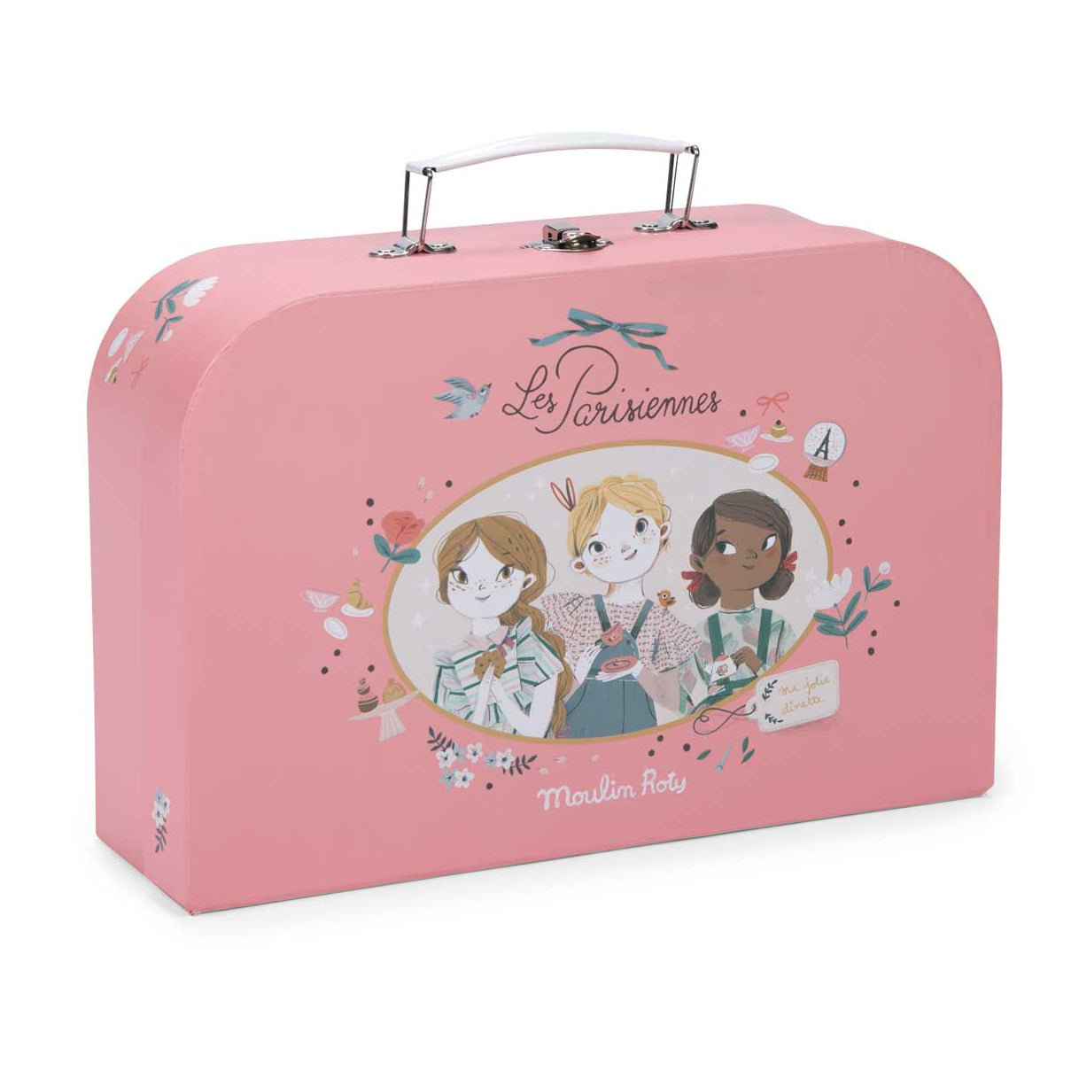 Metal Tea Set with Suitcase - The Parisiennes