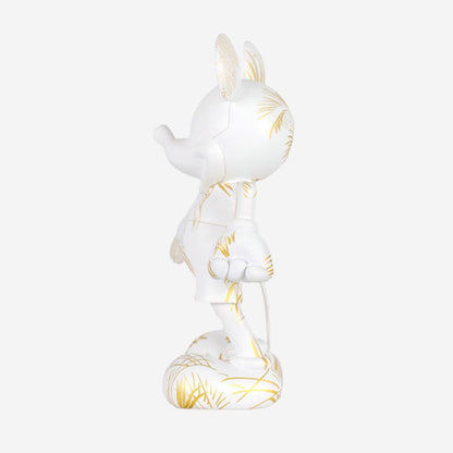 Mickey Mouse 12" Star Style Martyn Lawrence Bullard Figurine - White & Gold