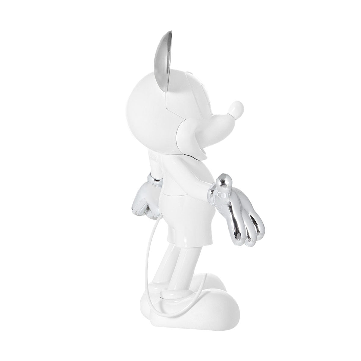 Mickey Mouse Figure White & Silver - 55"