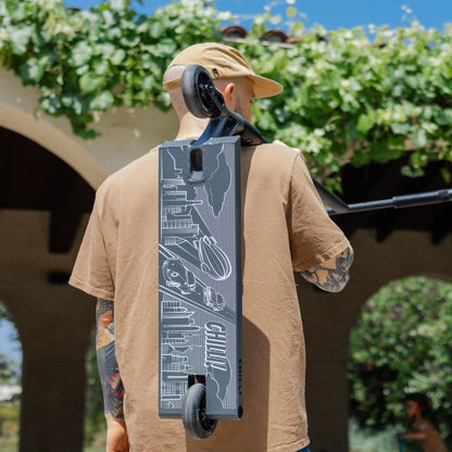 Micro Chilli Zeppelin Pro Scooter -  Black/Grey