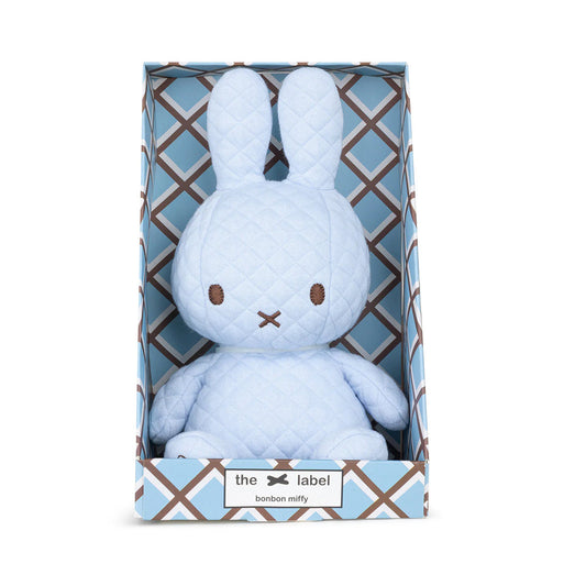 Miffy Blue Bonbon Sitting Plush in Giftbox - 9"