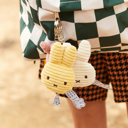Miffy Flat ECO Corduroy Keychain - Off White