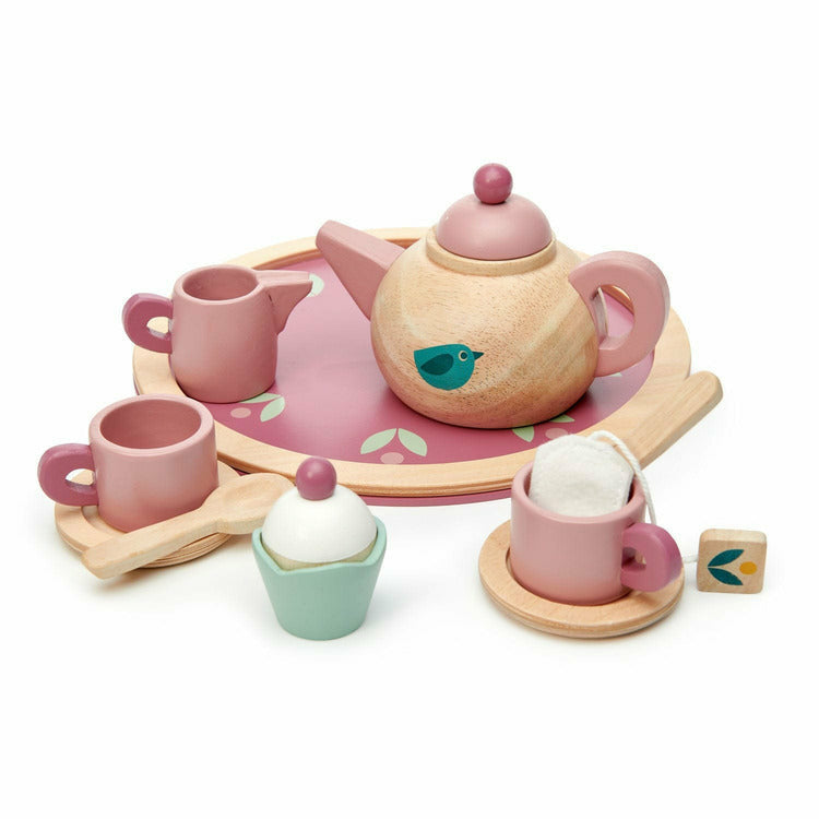 Mini Chef Wooden Birdie Tea Set