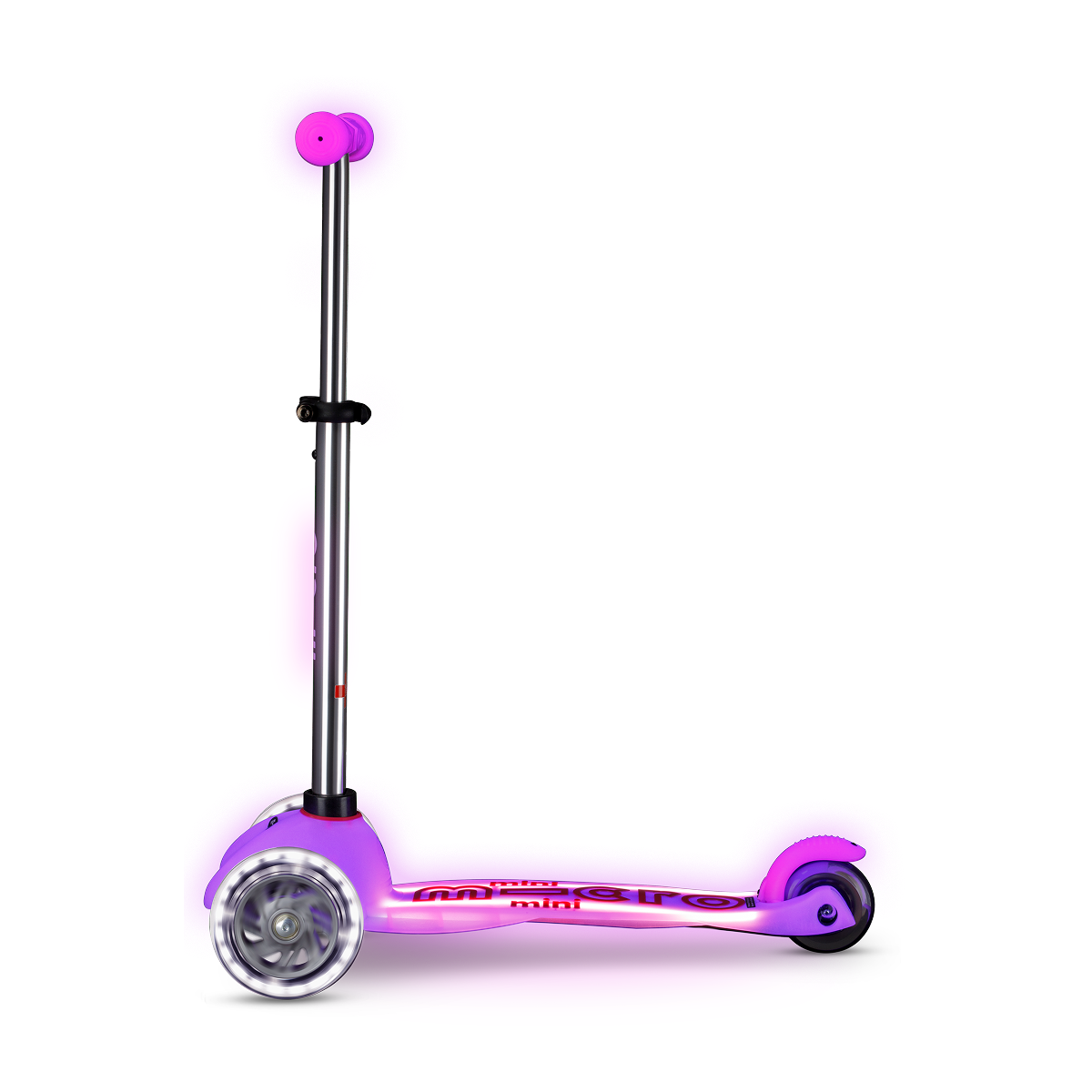 Mini Deluxe Glow LED Plus Scooter - Frosty Pink
