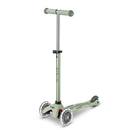 Mini Deluxe Rock & Go LED Scooter - Olive Sage