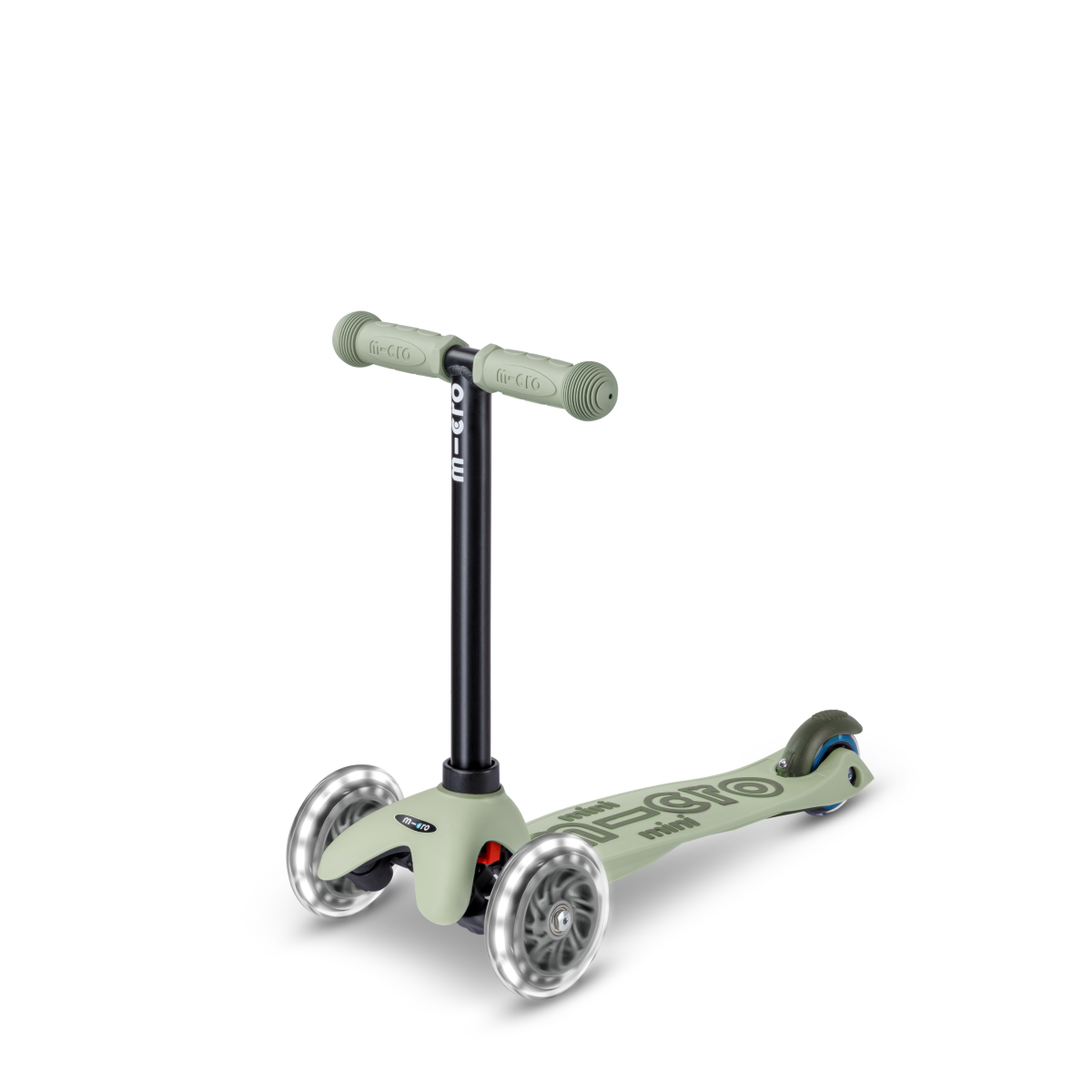 Mini Deluxe Rock & Go LED Scooter - Olive Sage