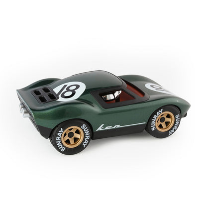 Mini Ken Rogers Toy Car - Metallic Green