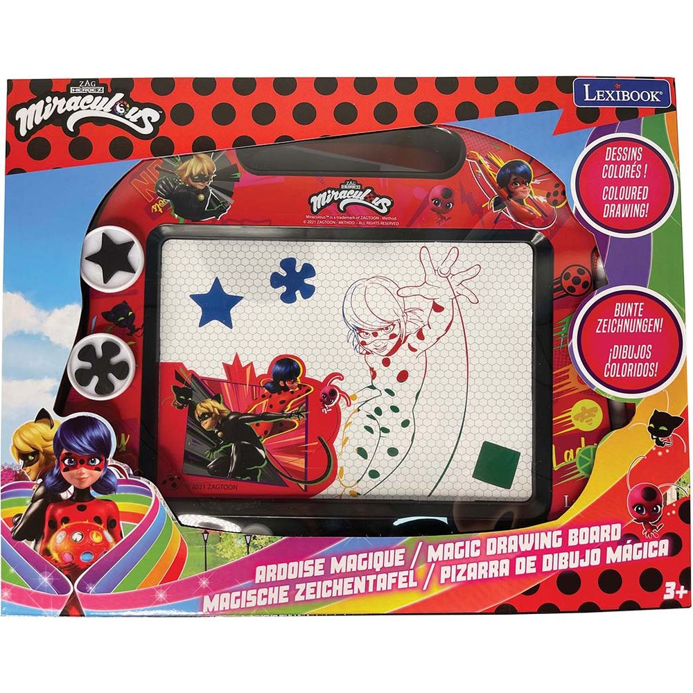 Miraculous Magnetic Multicolor Drawing Board with Accessories