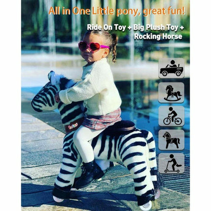 Model U Ride-On Zebra - 3-4 Years