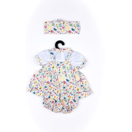 My FAO Doll Outfit - Flower and Rainbow Dungarees