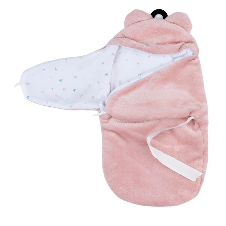 My FAO Doll Swaddle - Orchid Pink With Ears