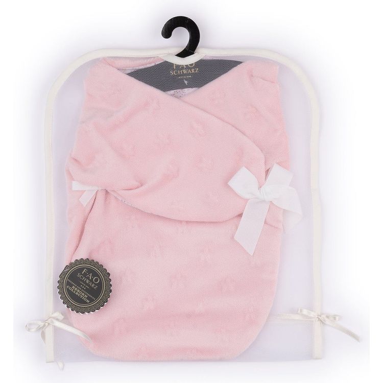 My FAO Doll Swaddle - Pink Stars