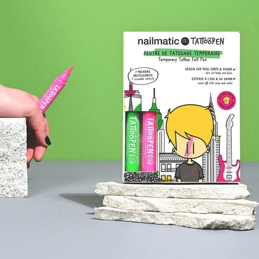 NYC Temporary Tattoo Pen Set for Kids