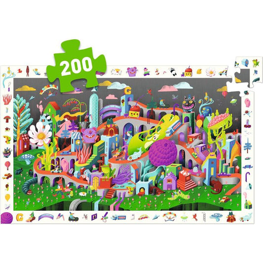 Observation 200 Piece Puzzle - Crazy Town