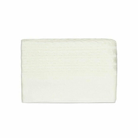 Off-White Crib Blanket