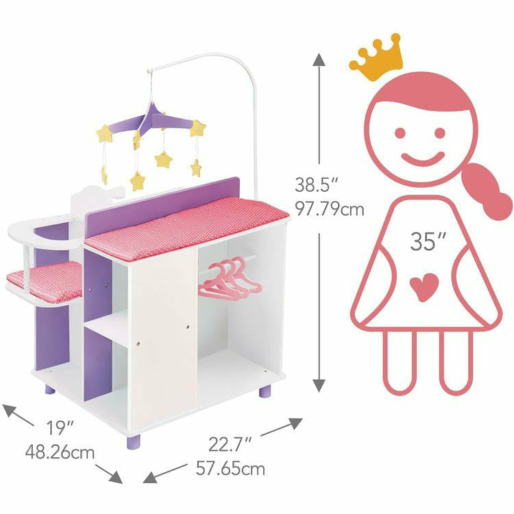 Olivia's Little World - Little Princess Baby Doll Changing Station with Storage