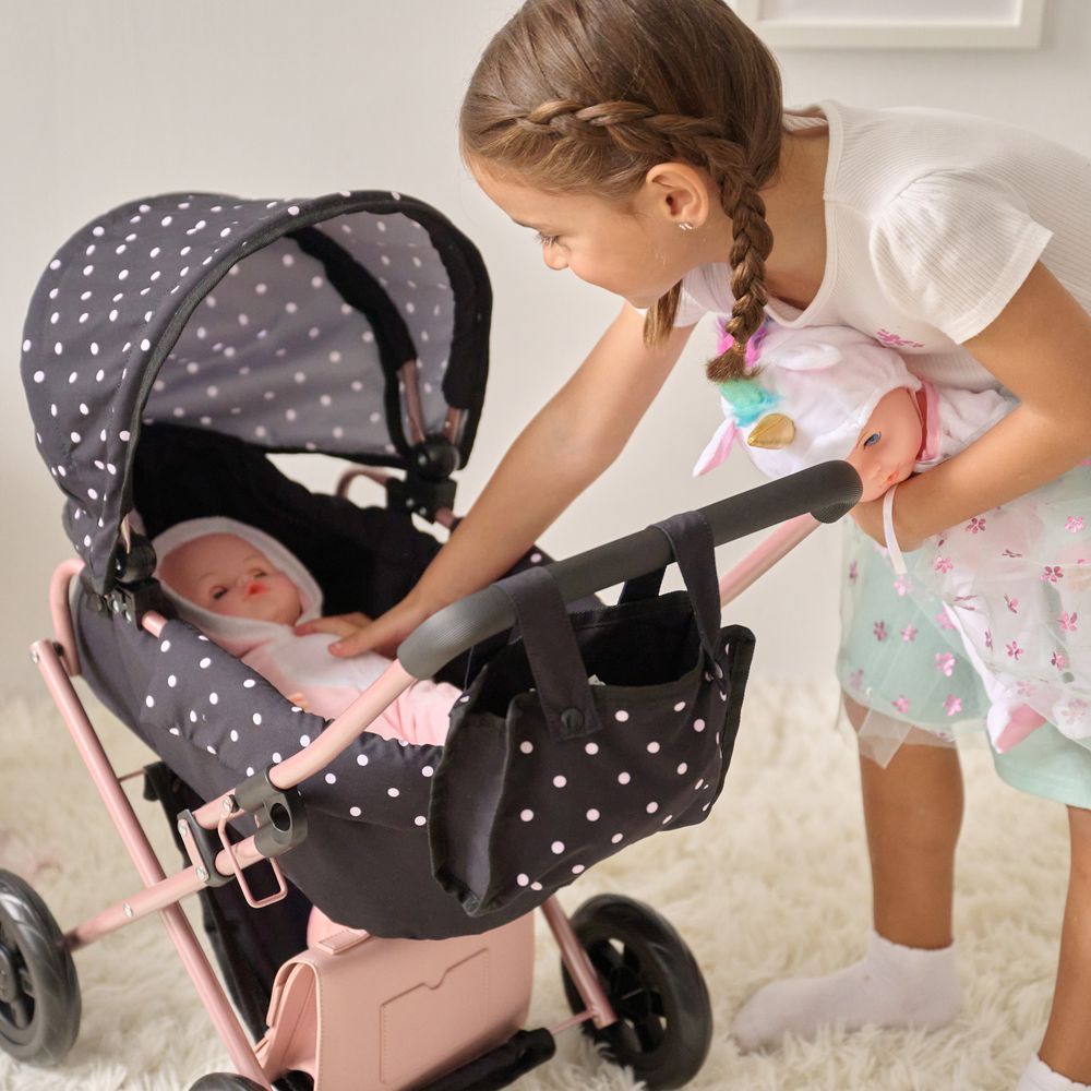 Olivia's Little World Pin Up Doll Classic Stroller with Removable Bassinet